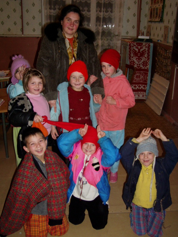 gruppo di bambini di Gorodnja